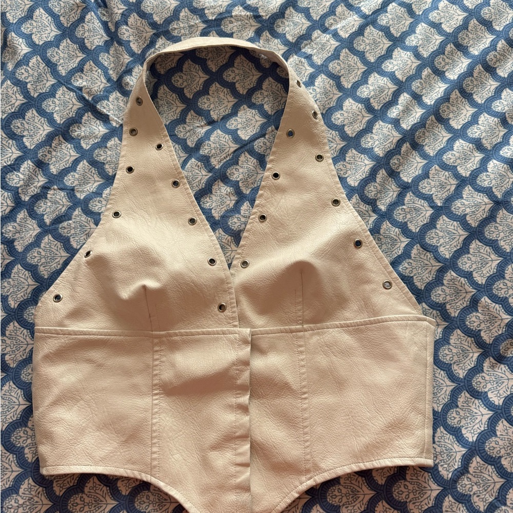 Princess Polly Cream Top (Alix Earle NJ Top)